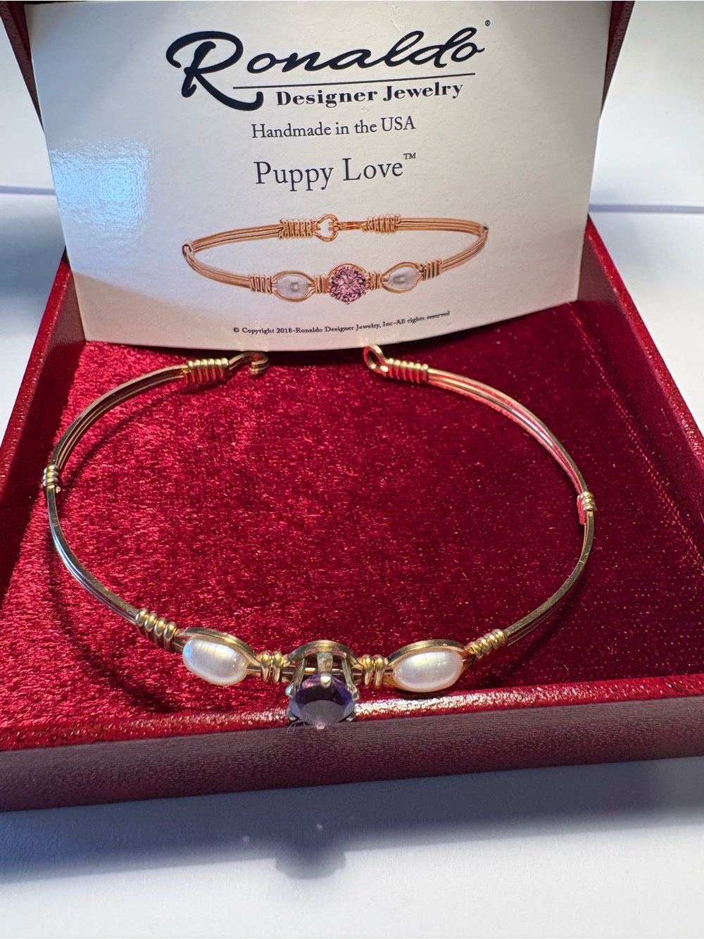 Ronaldo “Puppy Love” Amethyst Bracelet